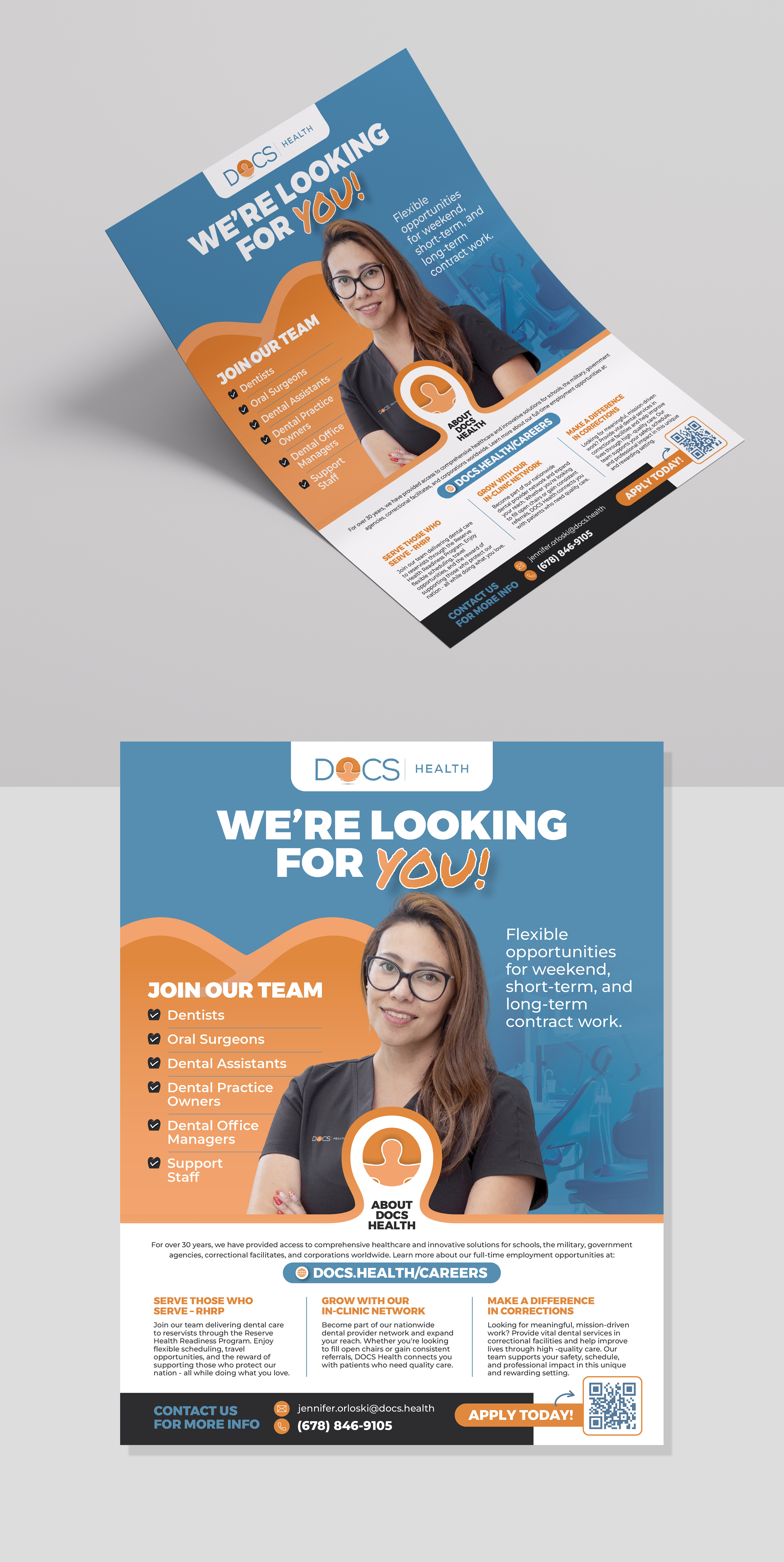 Example of Flyer Design (Single/Double)